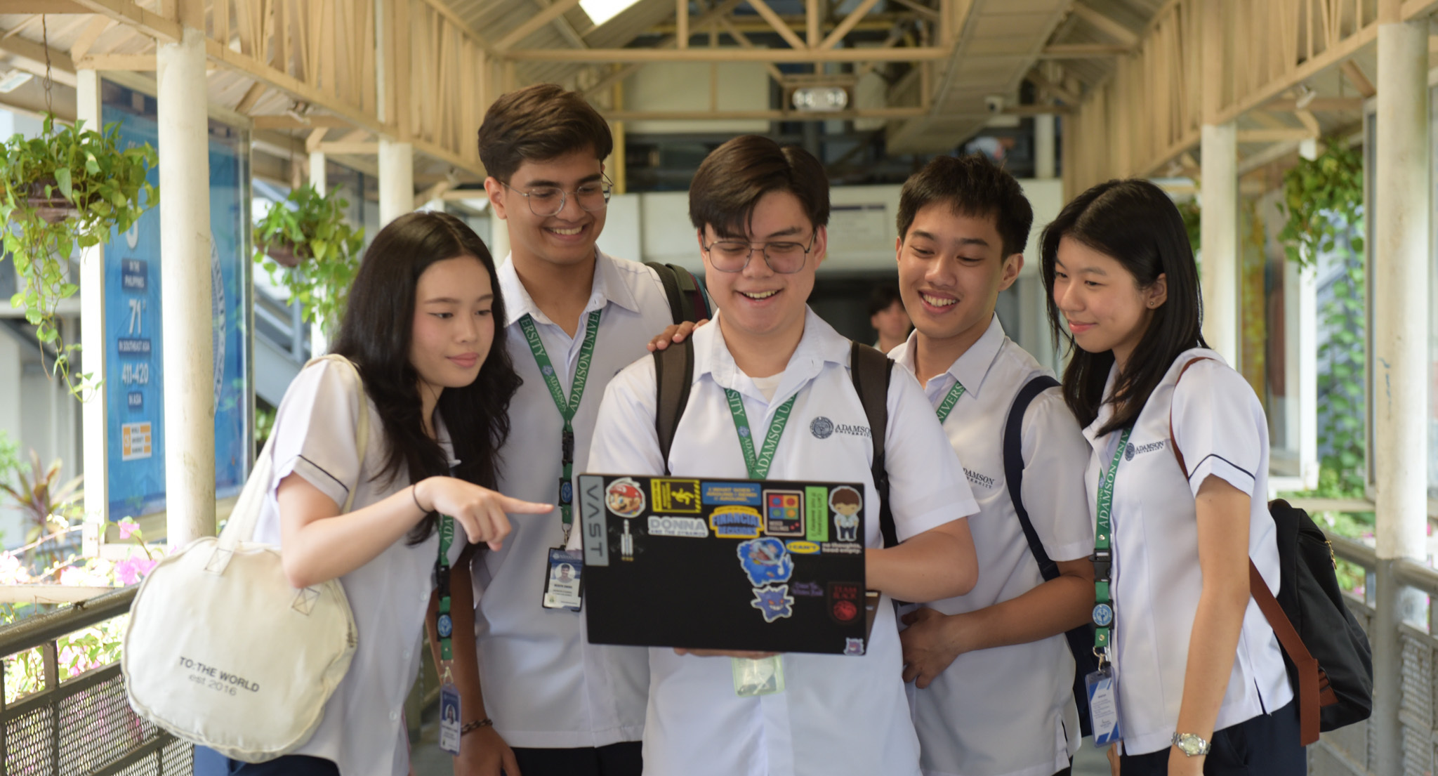 Adamson University campus exterior
